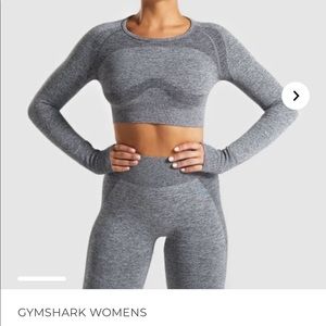 Gymshark Flex Sports Long Sleeve Crop NWT